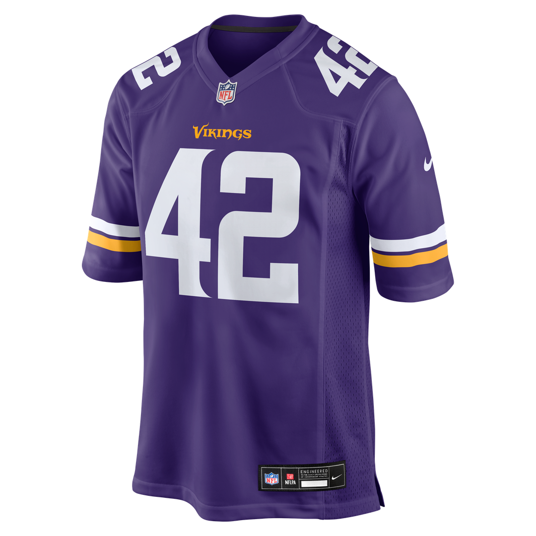 Men's Minnesota Vikings Andrew DePaola Nike Purple Game product image 2