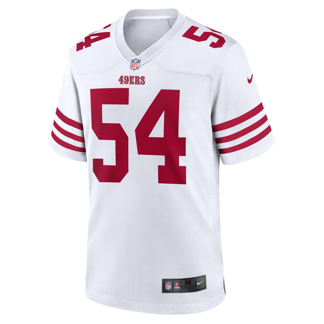 Men's San Francisco 49ers Fred Warner Nike White Player product image 2