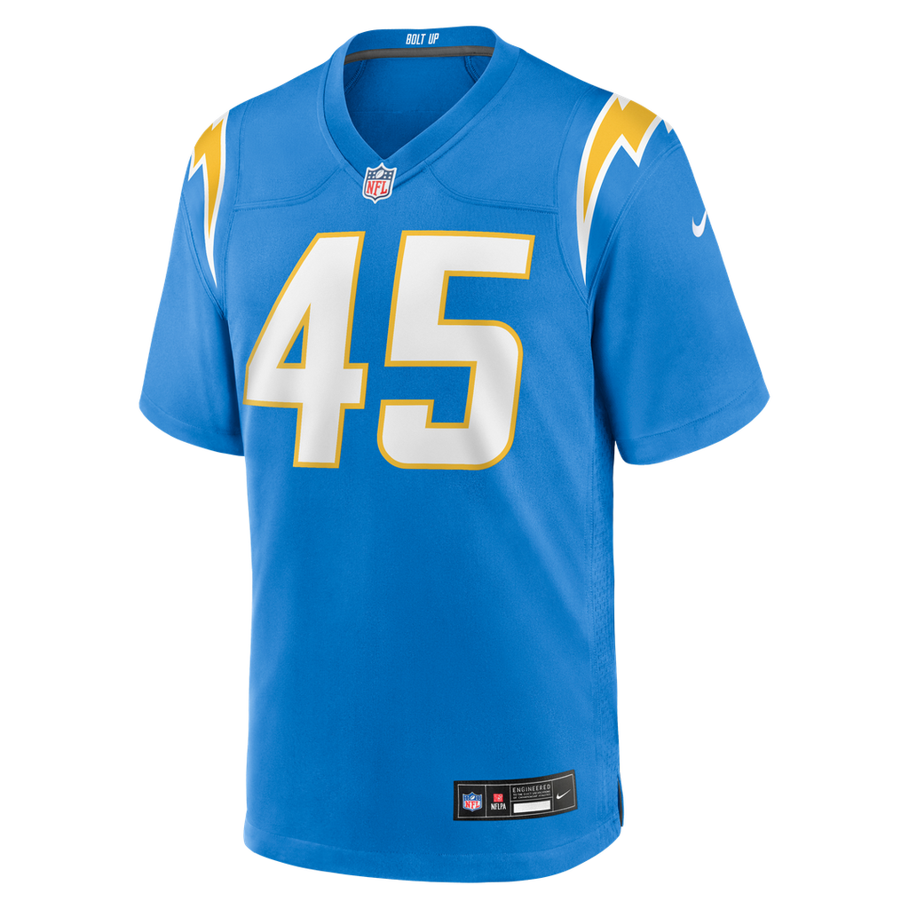 Men's Los Angeles Chargers Tuli Tuipulotu Nike Powder Blue product image 2
