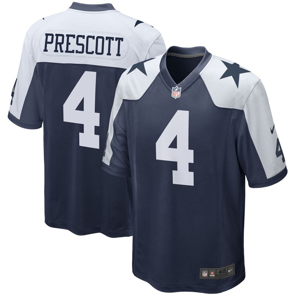 Men's Dallas Cowboys Dak Prescott Nike Navy Alternate Game product image 7