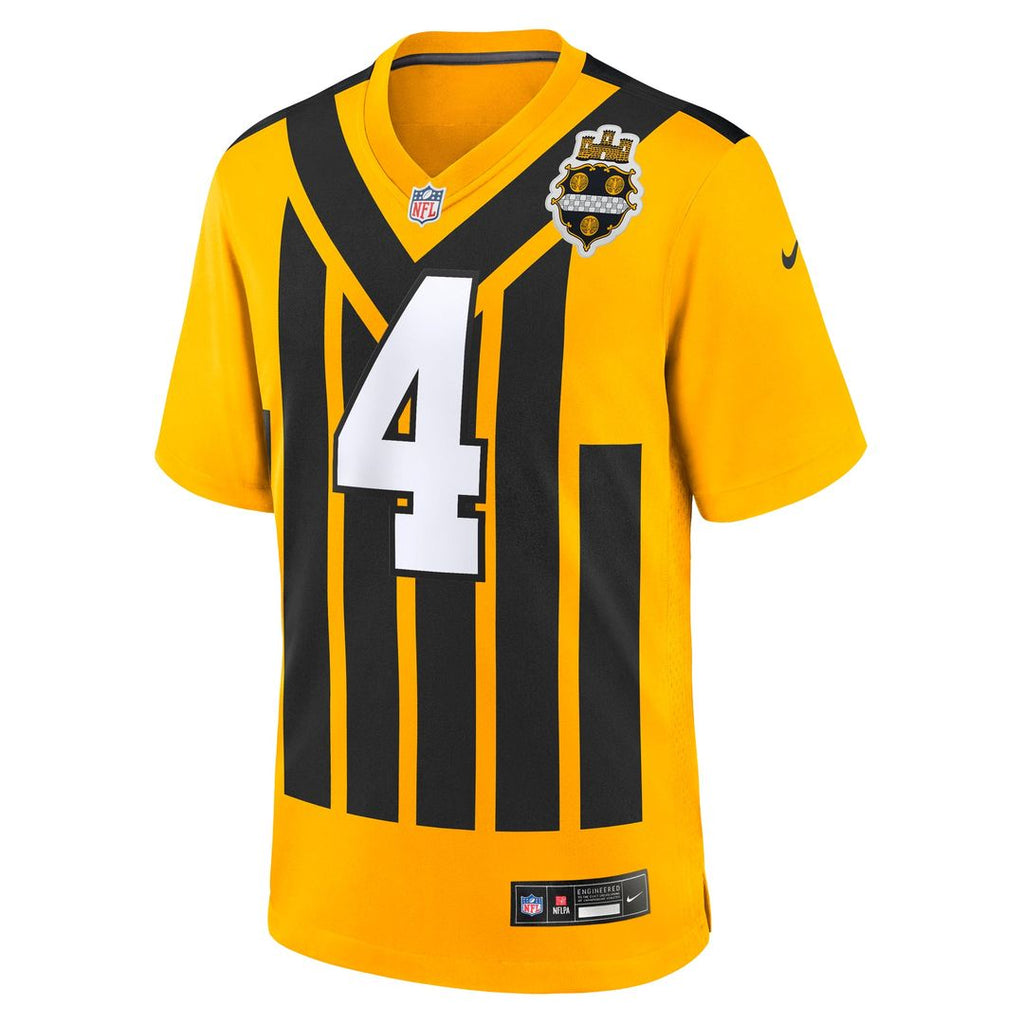 Men's Pittsburgh Steelers DK Metcalf Nike Gold Alternate product image 2