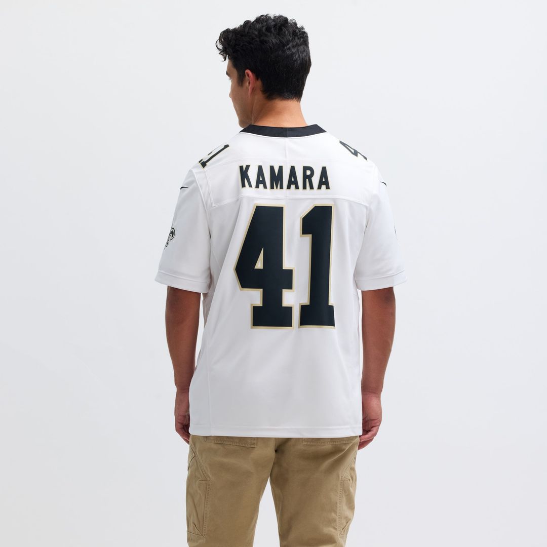 Men's New Orleans Saints Alvin Kamara Nike White Vapor product image 5
