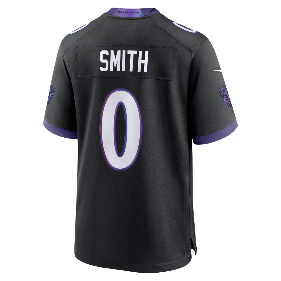 Men's Baltimore Ravens Roquan Smith Nike Black Alternate product image 7