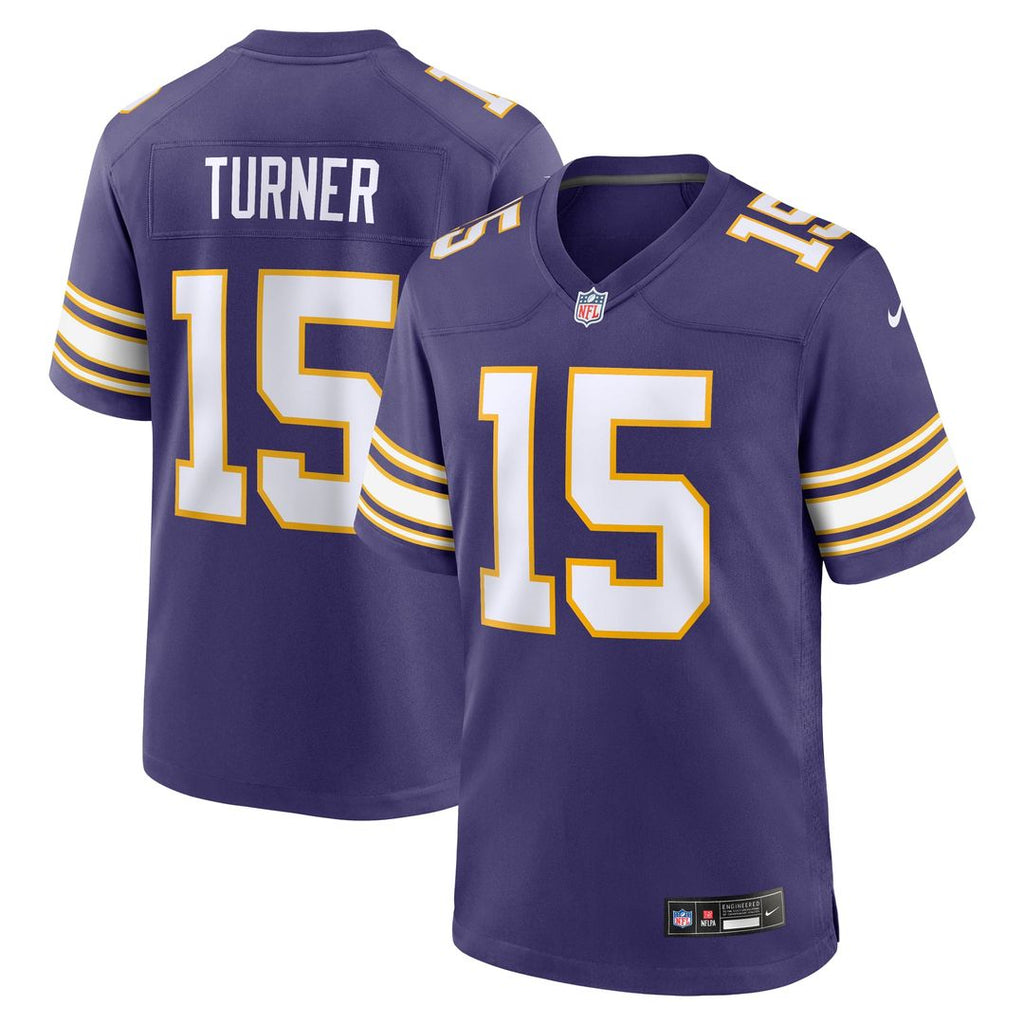 Men's Minnesota Vikings Dallas Turner Nike White Game Jersey product image 7