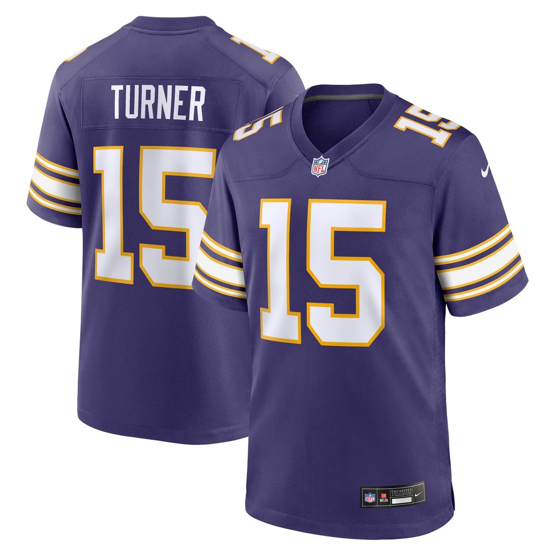 Men's Minnesota Vikings Dallas Turner Nike White Game Jersey product image 7