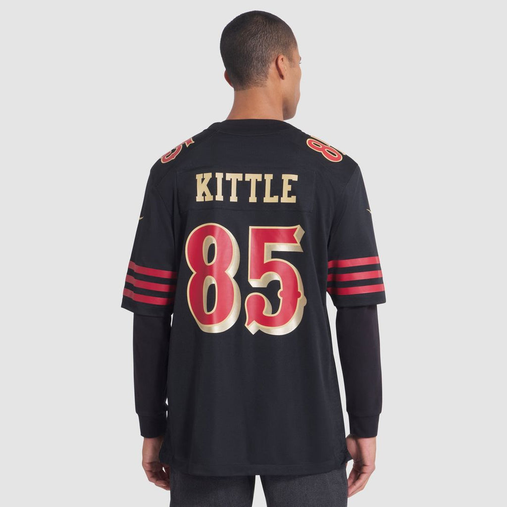 Men's San Francisco 49ers George Kittle Nike Black product image 5