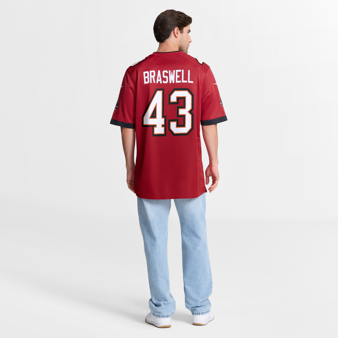 Men's Tampa Bay Buccaneers Chris Braswell Nike Red Game product image 8