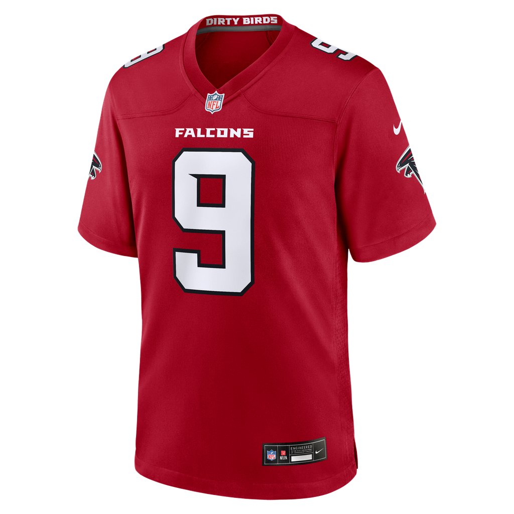 Men's Atlanta Falcons Michael Penix Jr. Nike Red Game Jersey product image 6