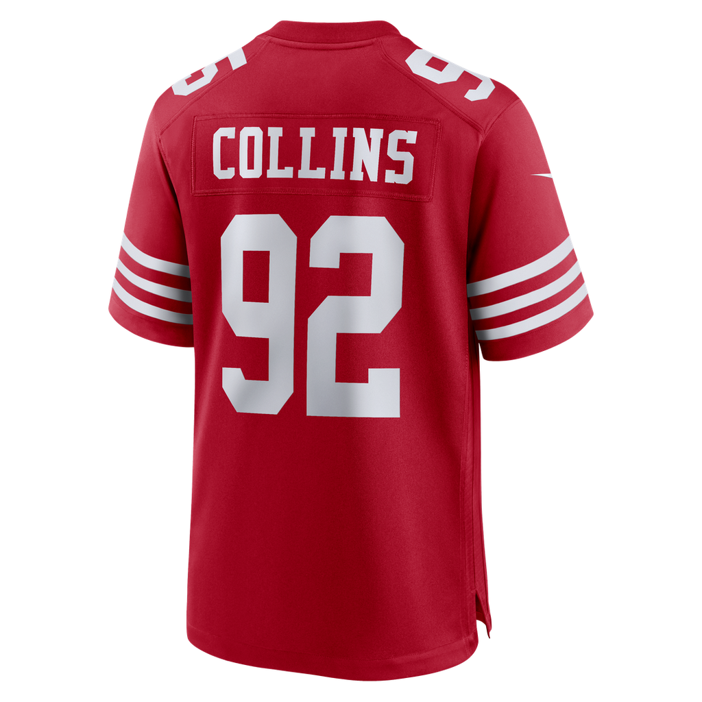 Men's San Francisco 49ers Alfred Collins Nike Scarlet Team product image 3