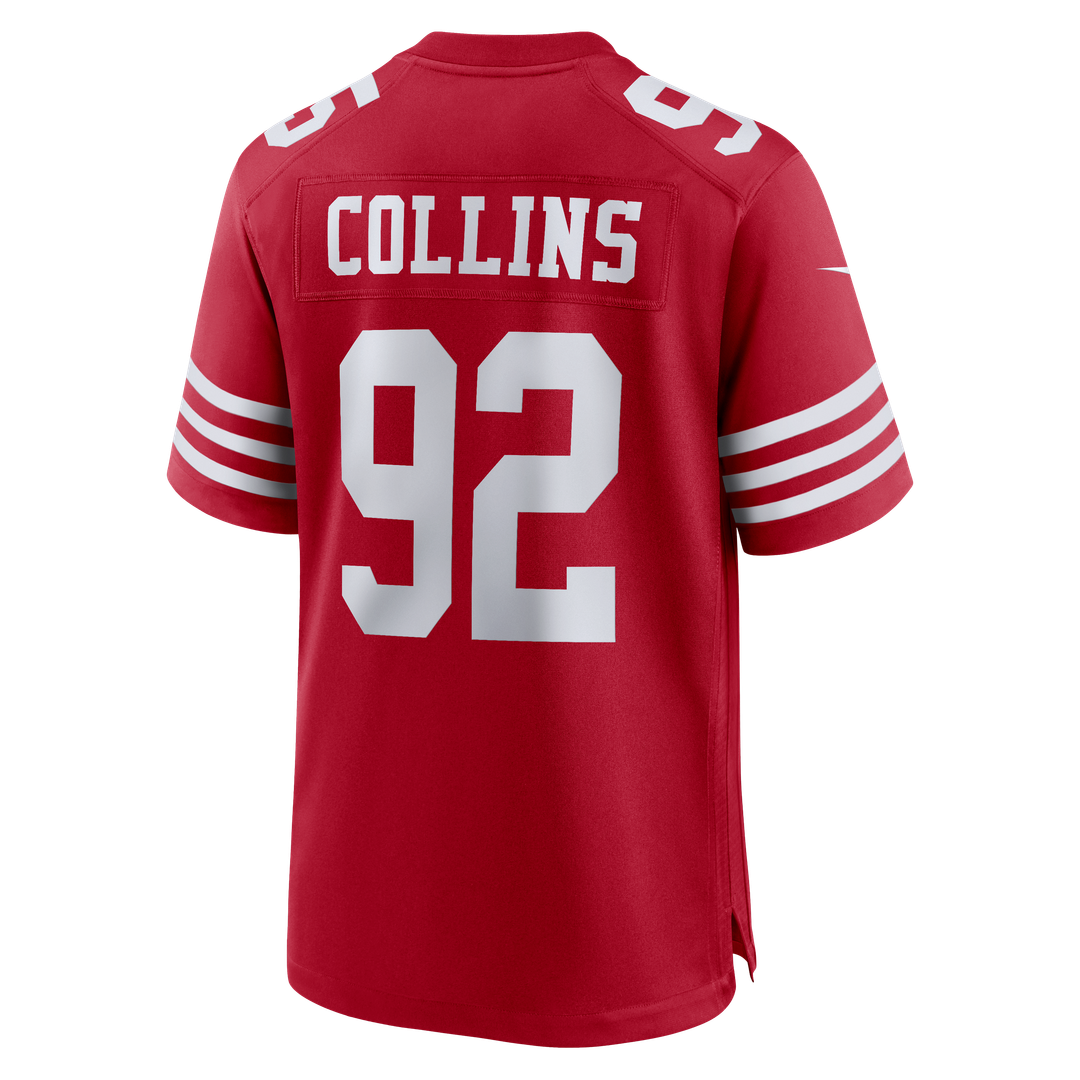 Men's San Francisco 49ers Alfred Collins Nike Scarlet Team product image 3