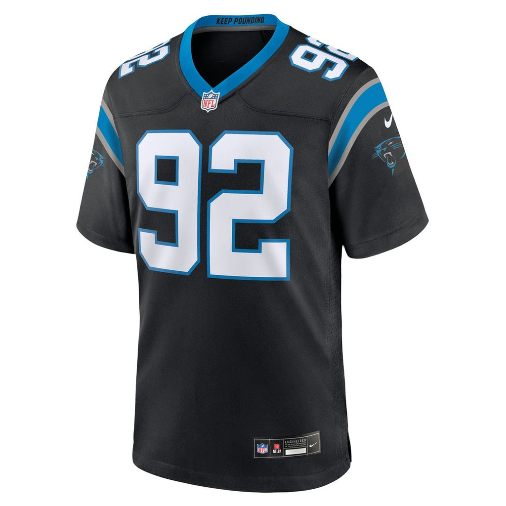 Men's Carolina Panthers Cam Jackson Nike Black Team Game product image 2