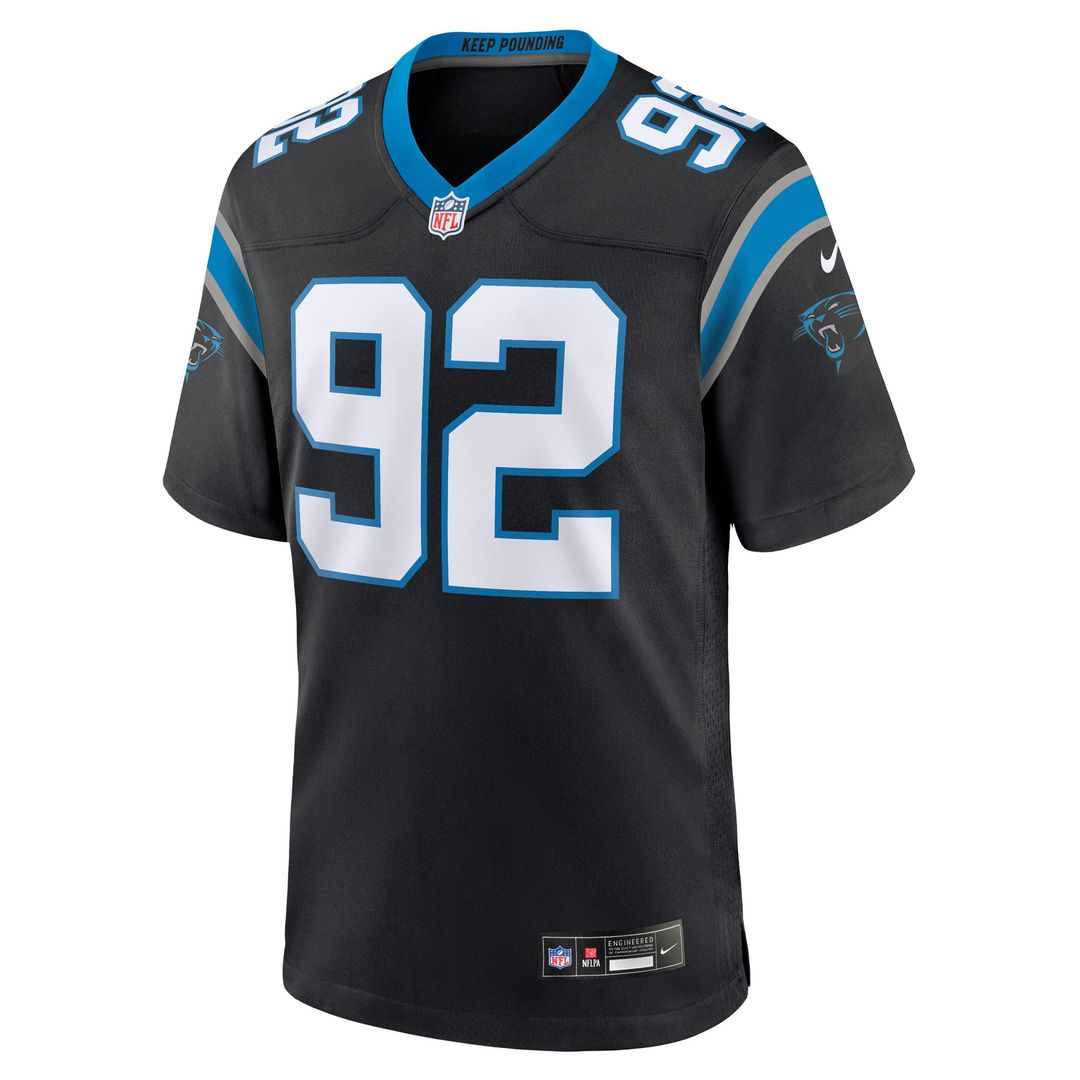Men's Carolina Panthers Cam Jackson Nike Black Team Game product image 2