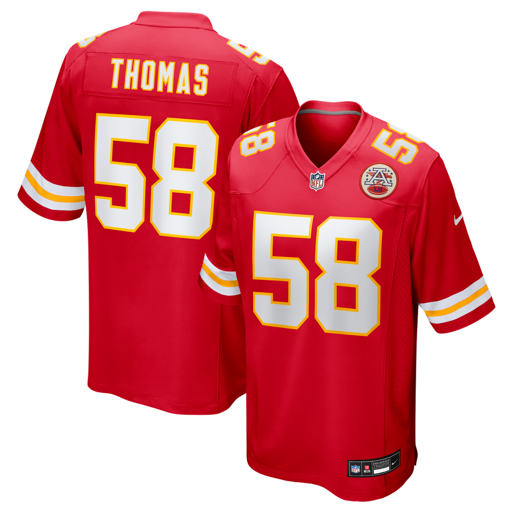 Men's Kansas City Chiefs Derrick Thomas Nike White Retired product image 6