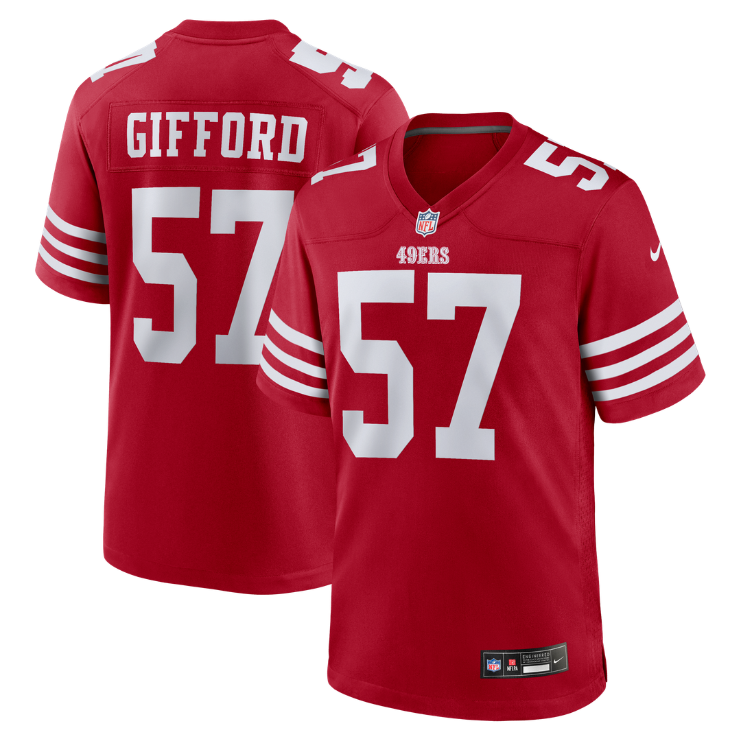 Men's San Francisco 49ers Luke Gifford Nike Scarlet Team product image 1