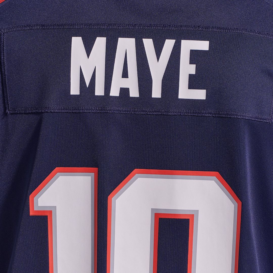 Men's New England Patriots Drake Maye Nike Navy Player Game product image 12