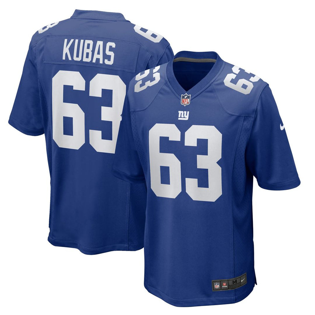 Men's New York Giants Jake Kubas Nike Royal Team Game Jersey product image 1