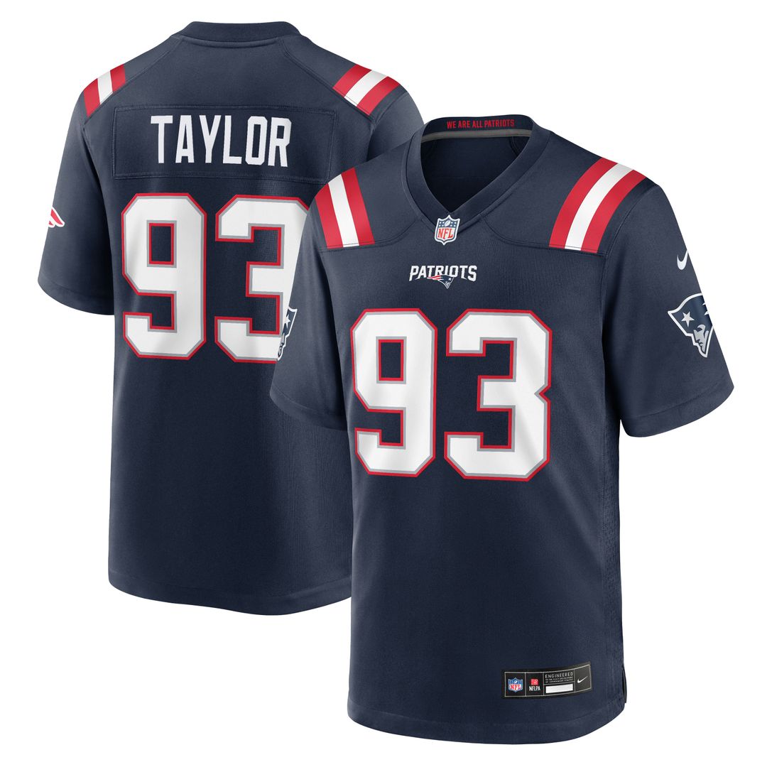 Men's New England Patriots Leonard Taylor Nike Navy Team product image 1