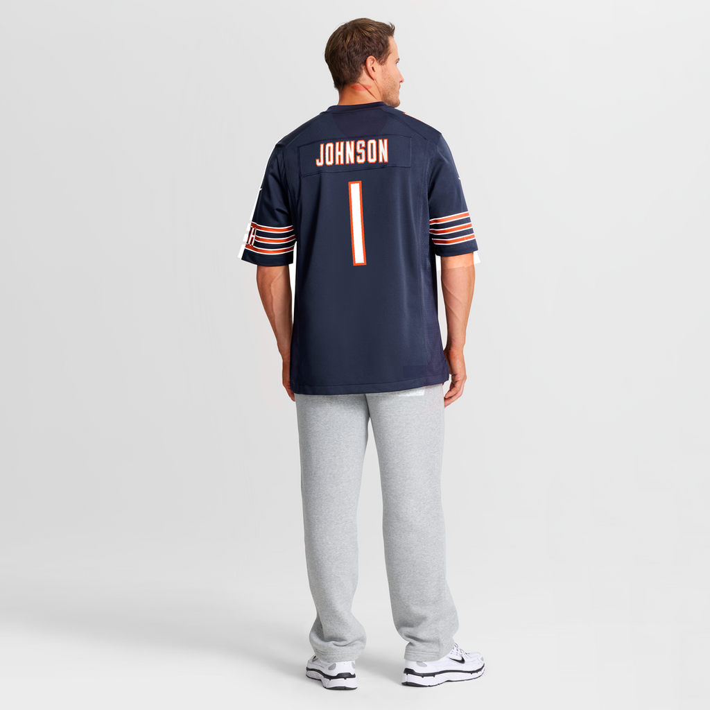 Men's Chicago Bears Jaylon Johnson Nike Navy Game Jersey product image 8