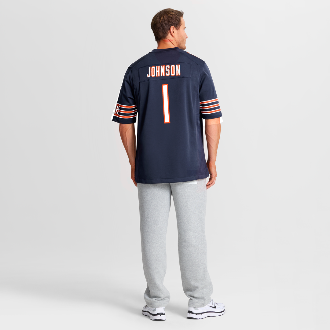 Men's Chicago Bears Jaylon Johnson Nike Navy Game Jersey product image 8