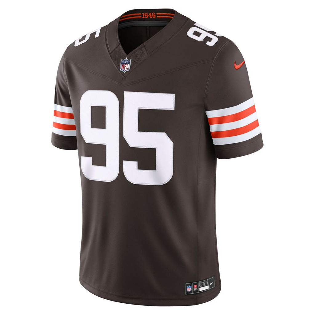 Men's Cleveland Browns Myles Garrett Nike Brown Team Vapor product image 2