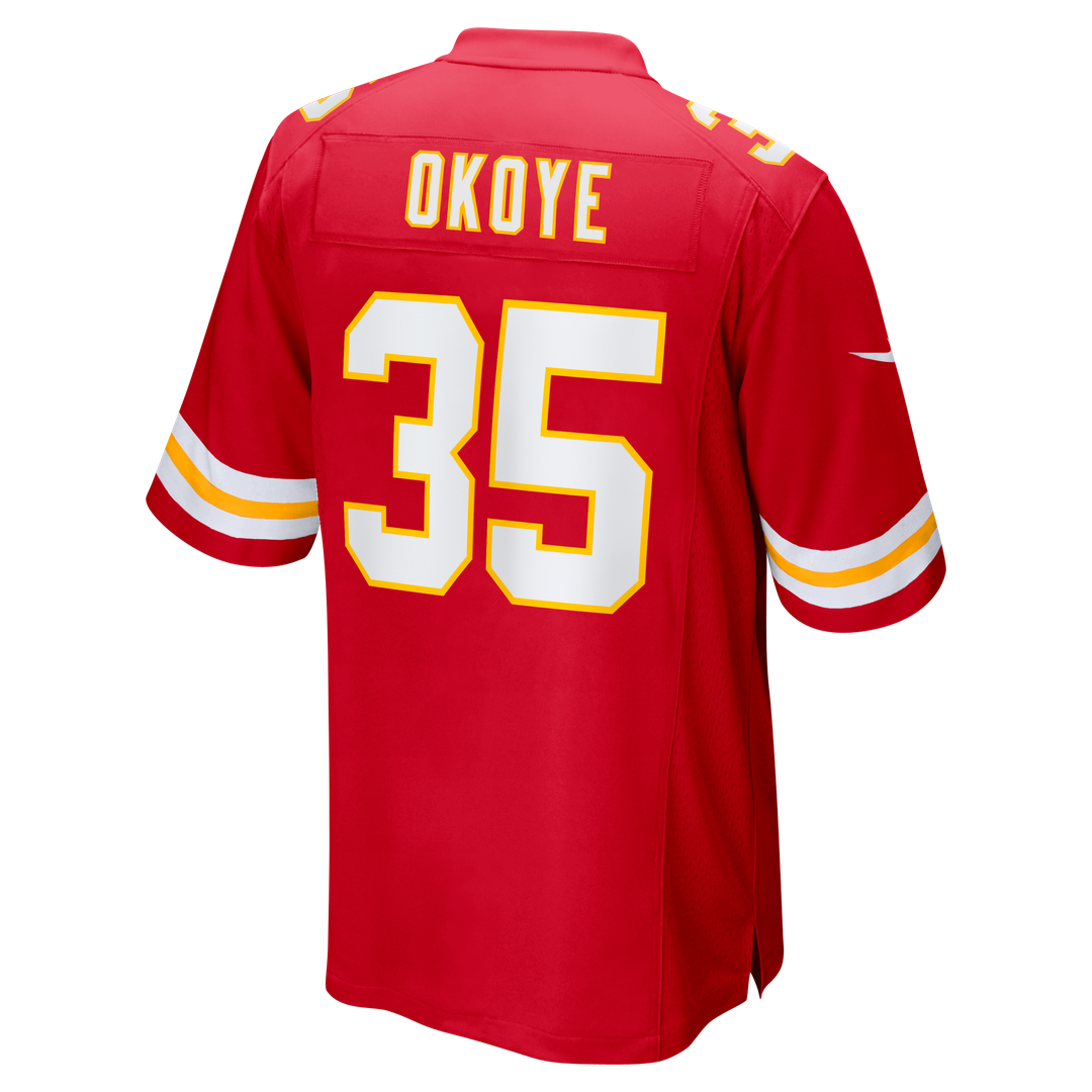 Men's Kansas City Chiefs Christian Okoye Nike Red Game product image 3