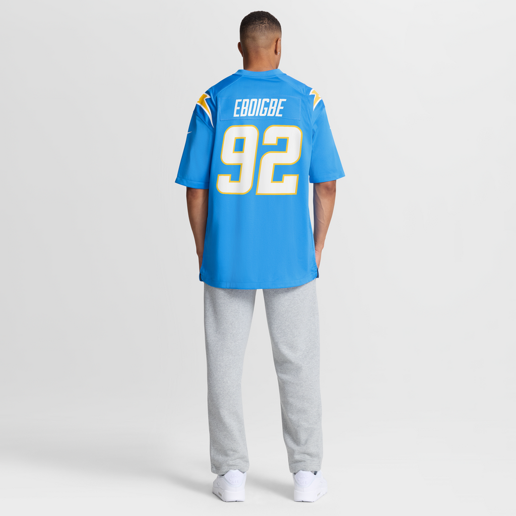 Men's Los Angeles Chargers Justin Eboigbe Nike Powder Blue product image 8