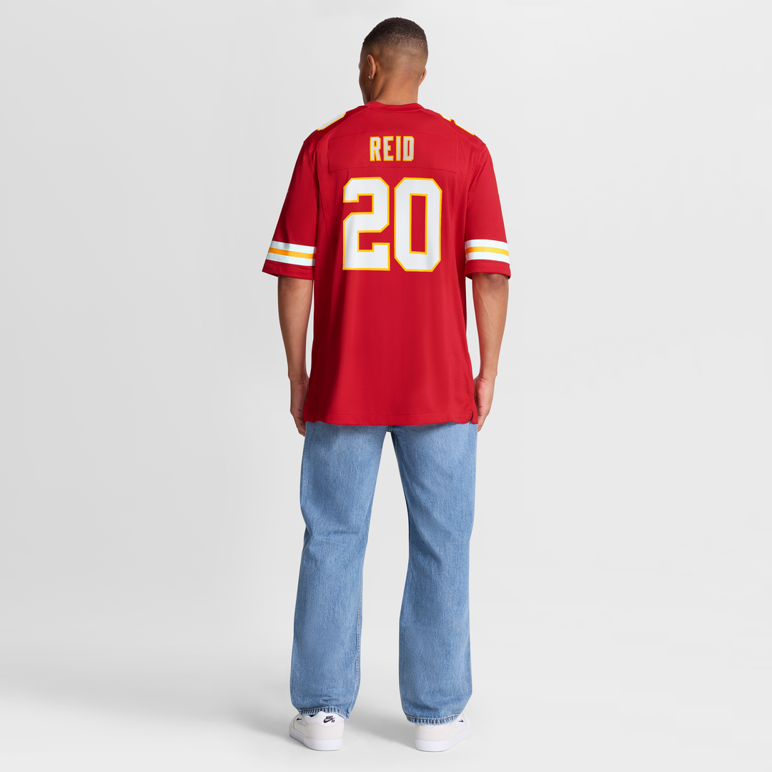Men's Kansas City Chiefs Justin Reid Nike Red Game Jersey product image 8