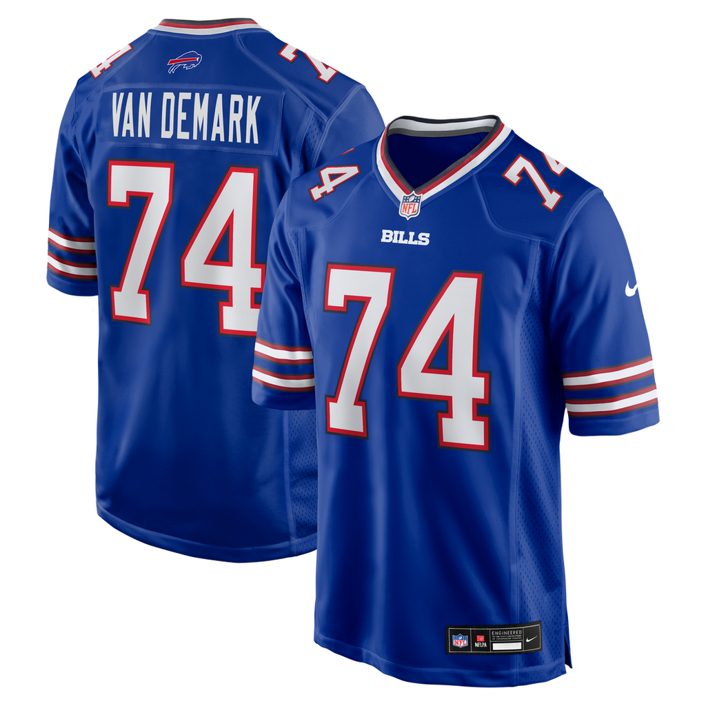Men's Buffalo Bills Ryan Van Demark Nike Royal Game Player product image 1