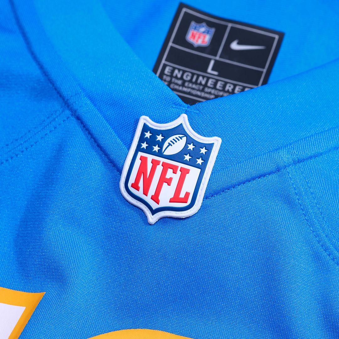 Men's Los Angeles Chargers Nick Barrett Nike Powder Blue product image 6