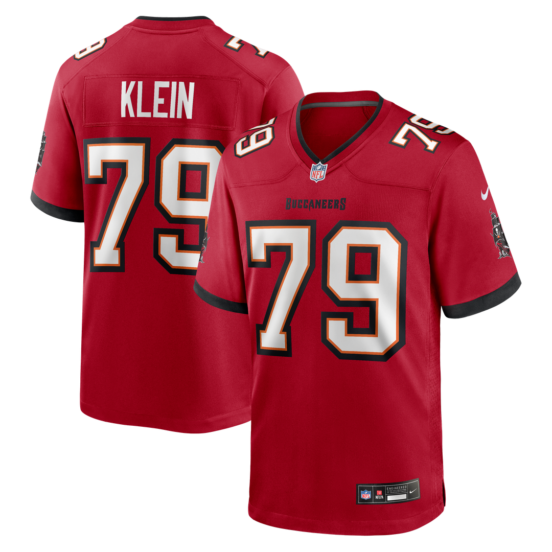 Men's Tampa Bay Buccaneers Elijah Klein Nike Red Game Jersey product image 1