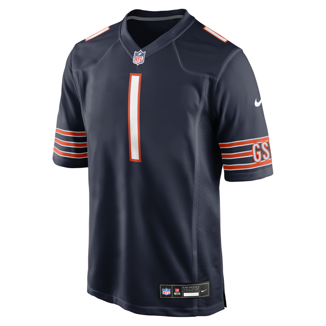 Men's Chicago Bears Jaylon Johnson Nike Navy Game Jersey product image 2