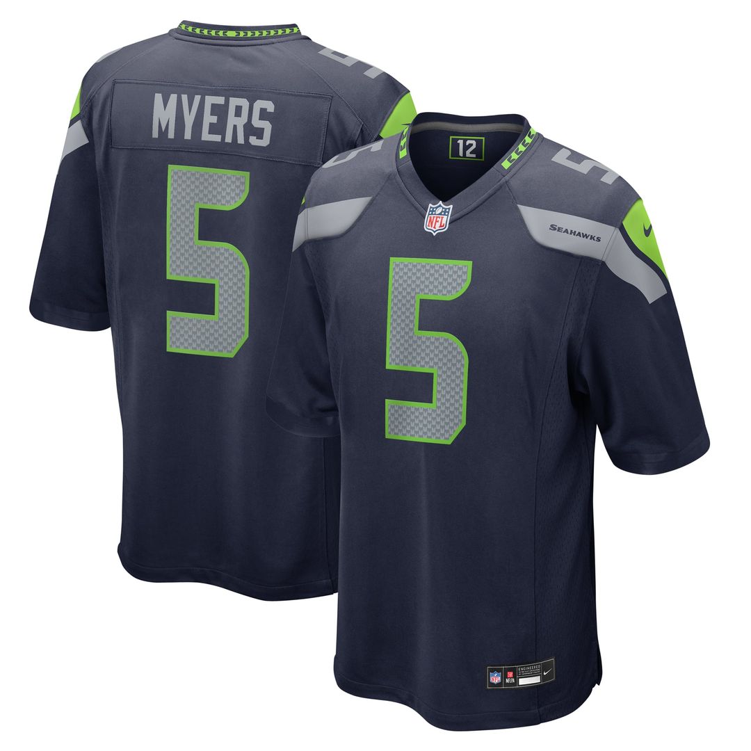 Men's Seattle Seahawks Jason Myers Nike College Navy Game product image 1