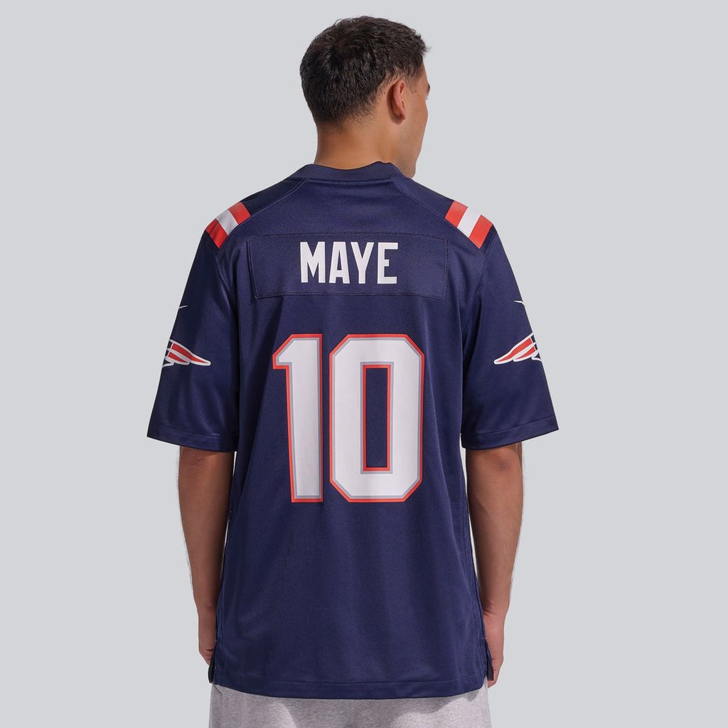 Men's New England Patriots Drake Maye Nike Navy Player Game product image 3