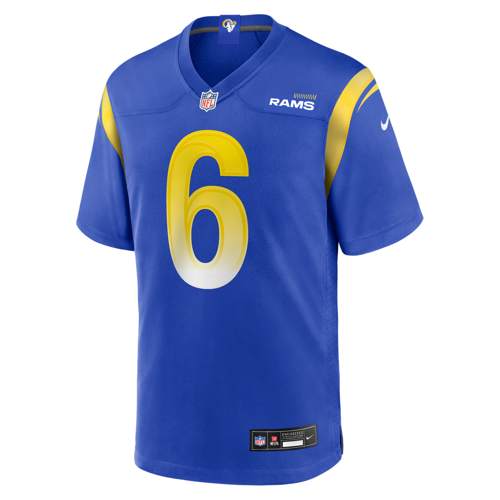Men's Los Angeles Rams Nick Hampton Nike Royal Team Game product image 2