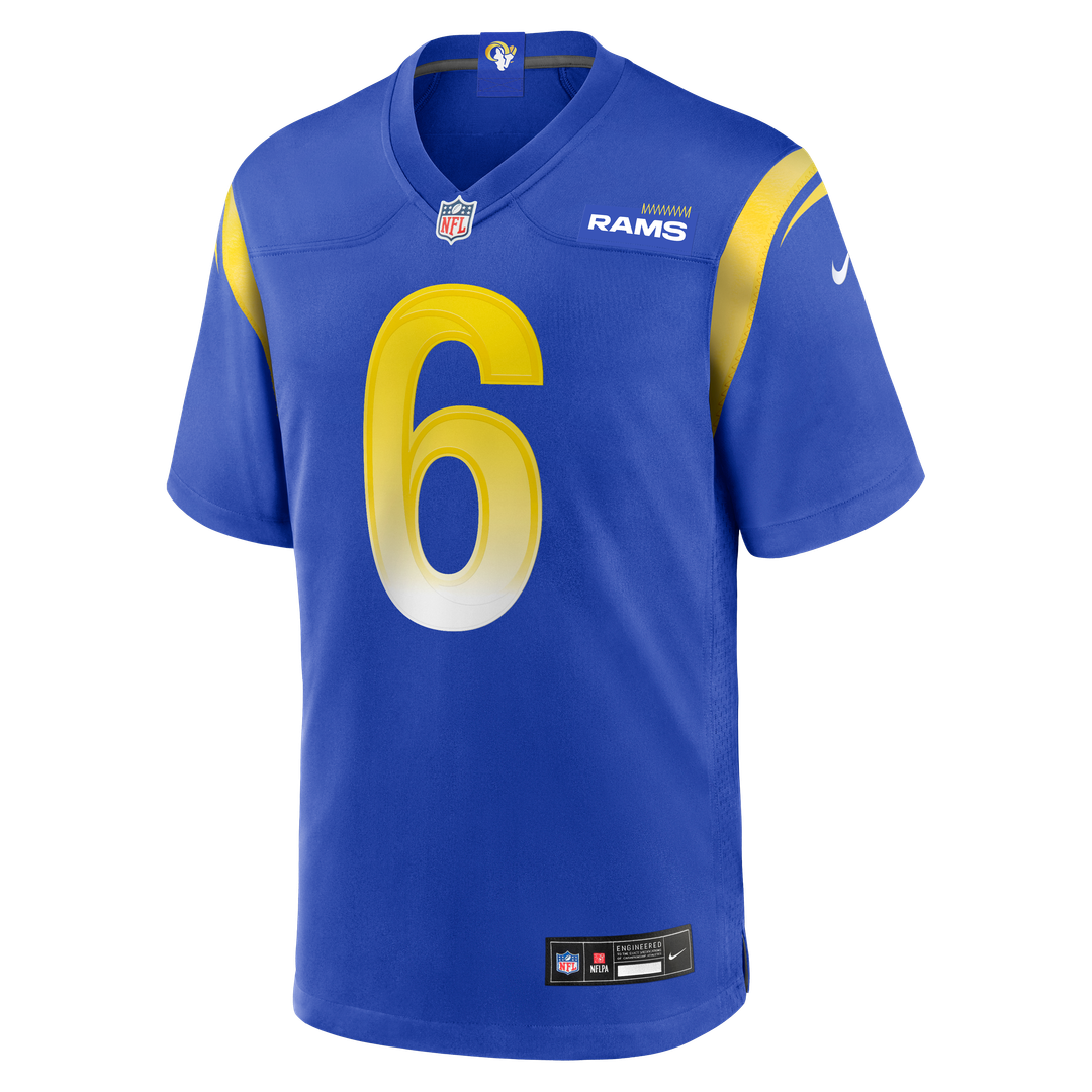 Men's Los Angeles Rams Nick Hampton Nike Royal Team Game product image 2