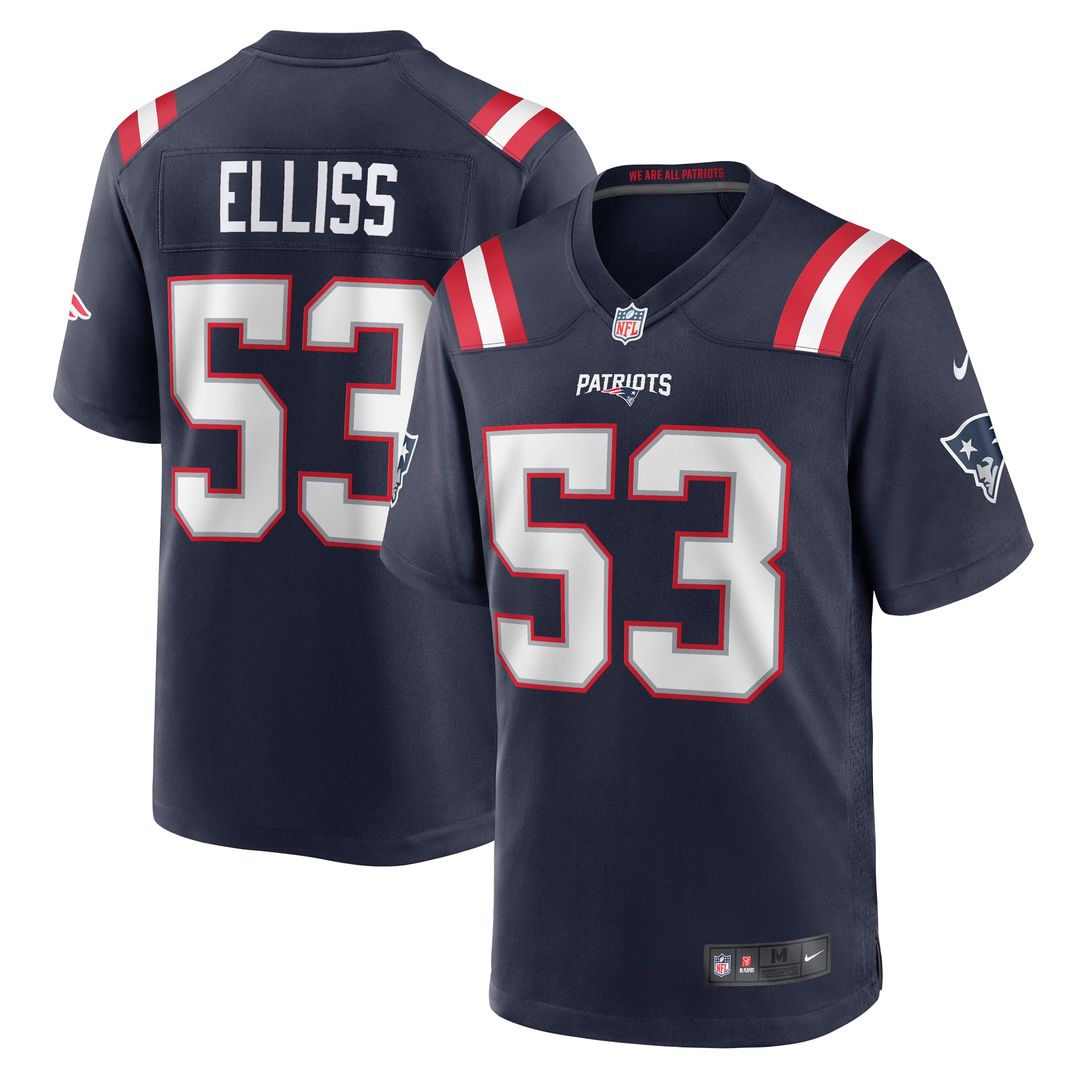 Men's New England Patriots Christian Elliss Nike Navy Game product image 1
