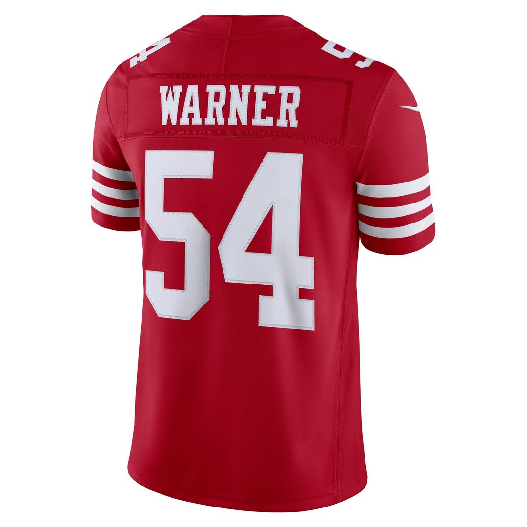 Men's San Francisco 49ers Fred Warner Nike White Alternate product image 9