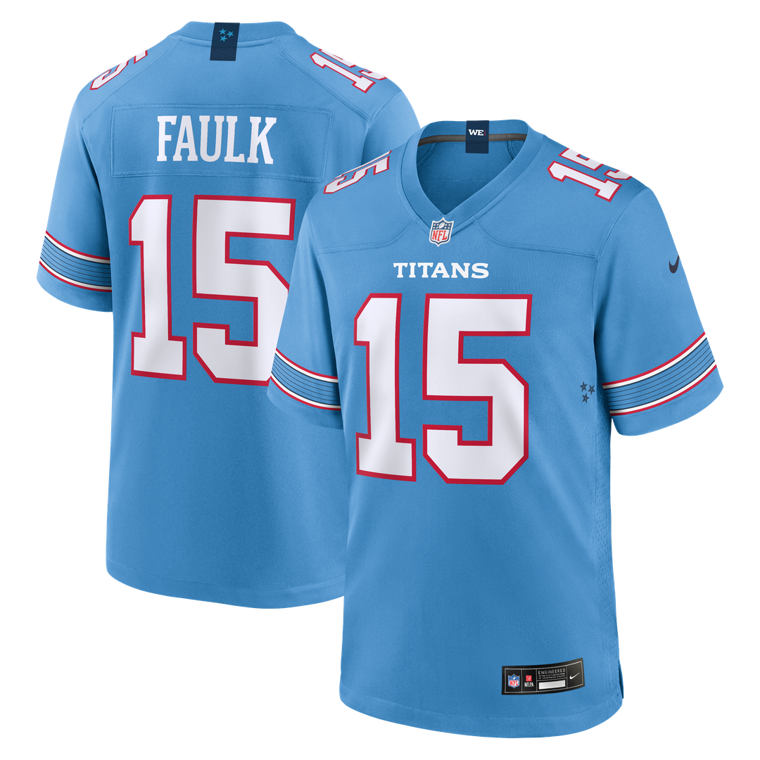 Men's Tennessee Titans Keldric Faulk Nike Light Blue Team product image 1
