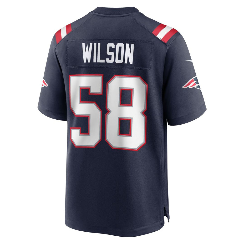 Men's New England Patriots Jared Wilson Nike Navy Team Game product image 3