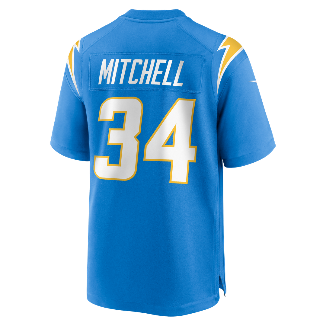 Men's Los Angeles Chargers Keaton Mitchell Nike Powder Blue product image 3