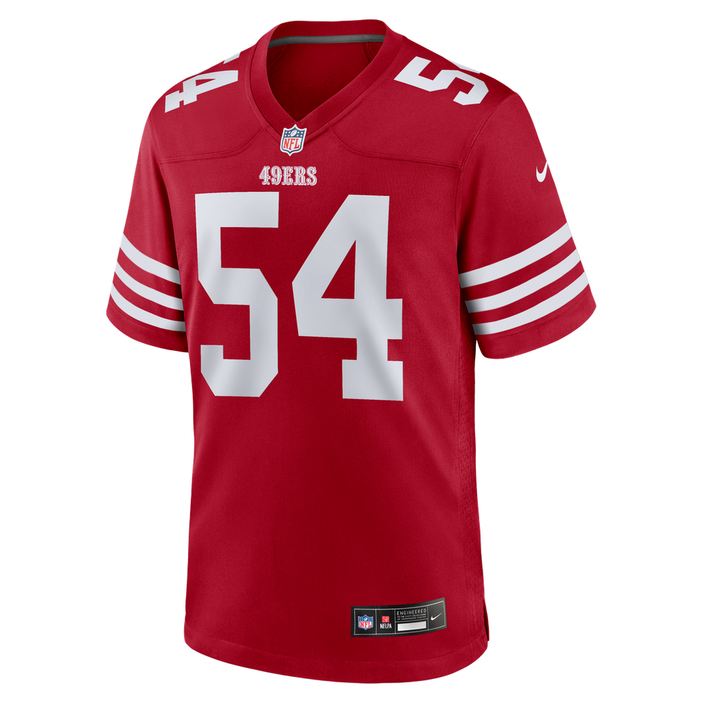 Men's San Francisco 49ers Fred Warner Nike White Player product image 8