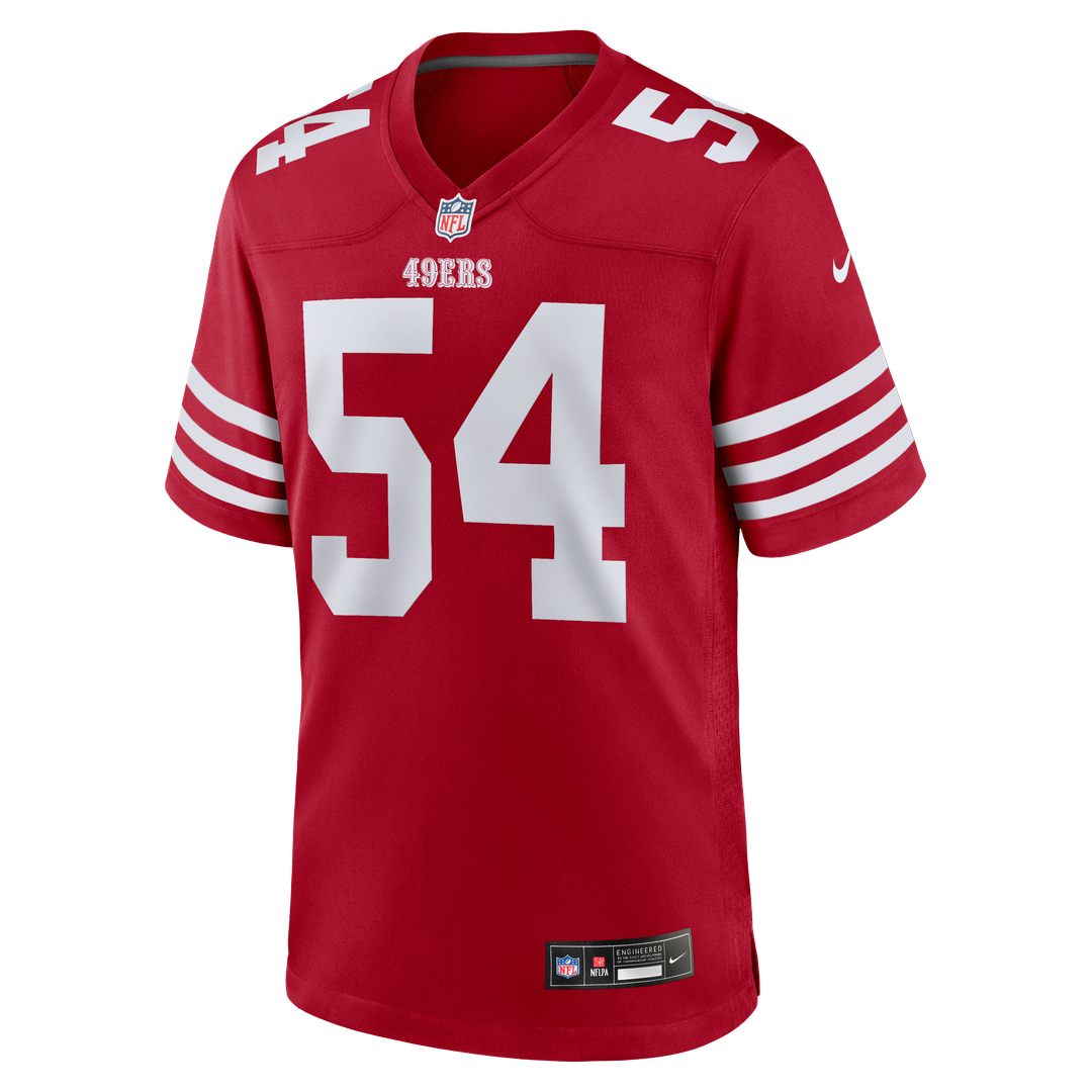 Men's San Francisco 49ers Fred Warner Nike White Player product image 8