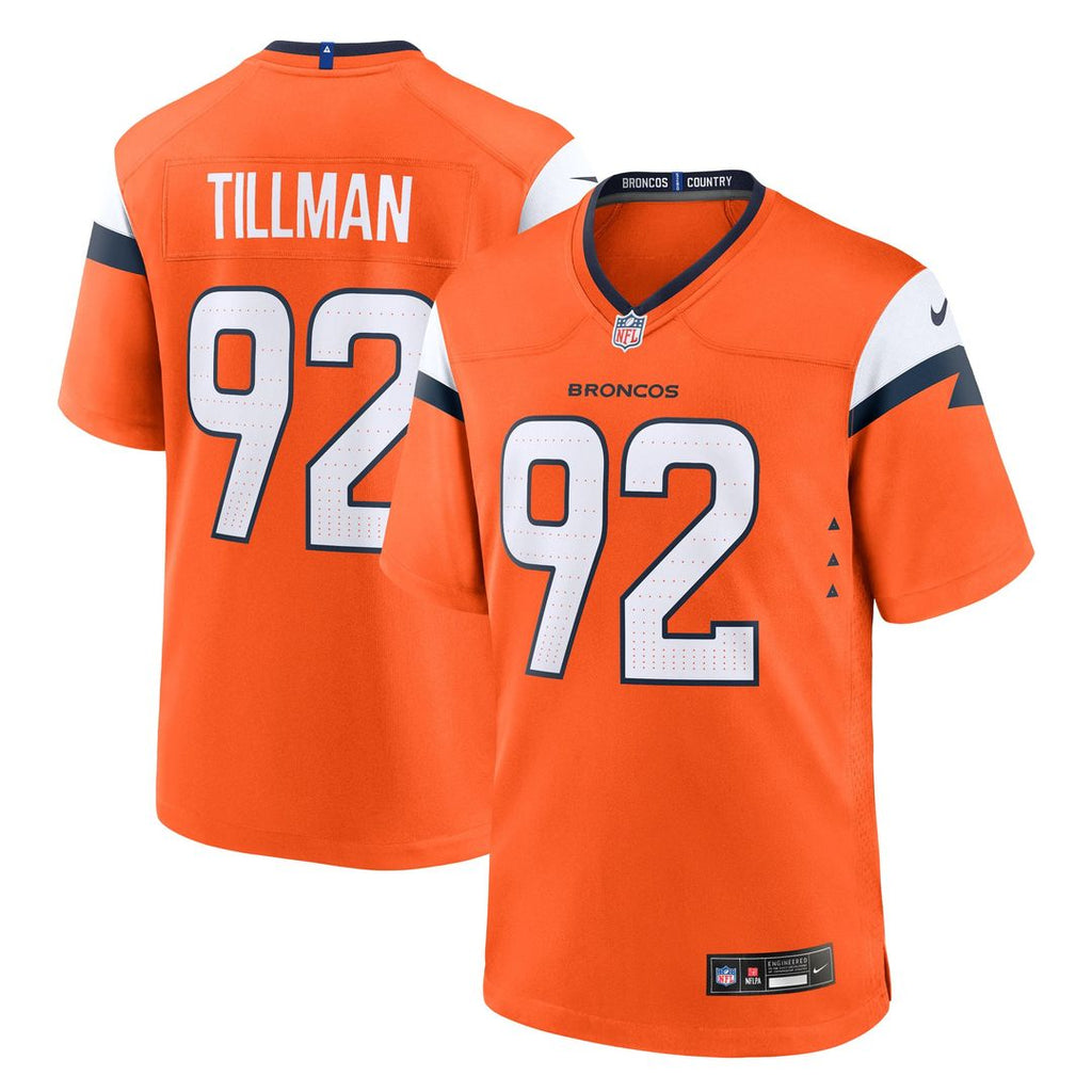 Men's Denver Broncos Dondrea Tillman Nike Orange Team Game product image 1