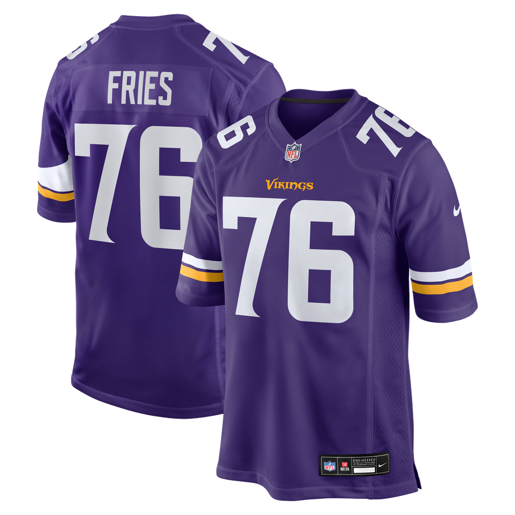 Men's Minnesota Vikings Will Fries Nike Purple Team Game product image 1