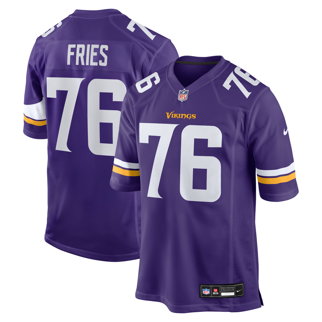 Men's Minnesota Vikings Will Fries Nike Purple Team Game product image 1