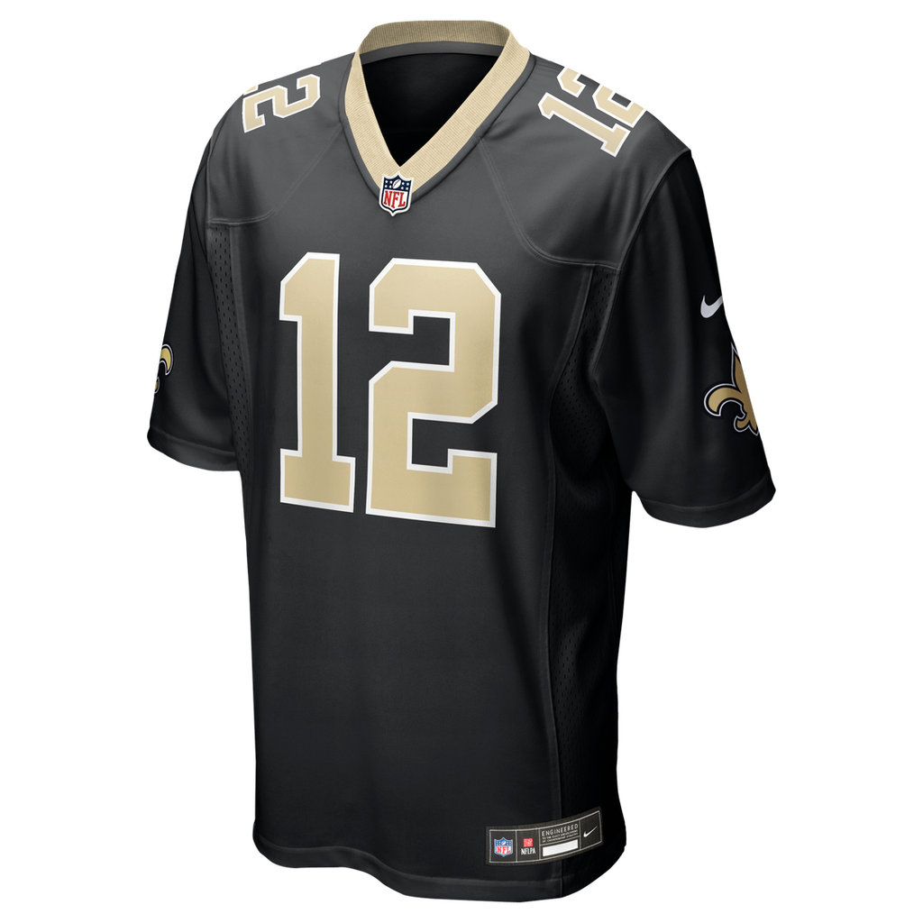 Men's New Orleans Saints Chris Olave Nike Black Player Game product image 2