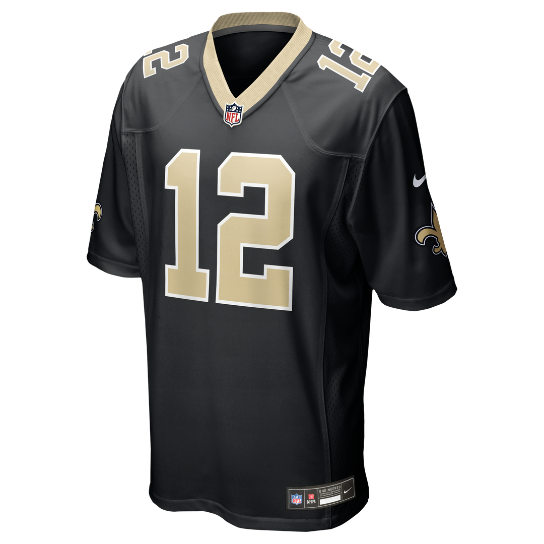 Men's New Orleans Saints Chris Olave Nike Black Player Game product image 2