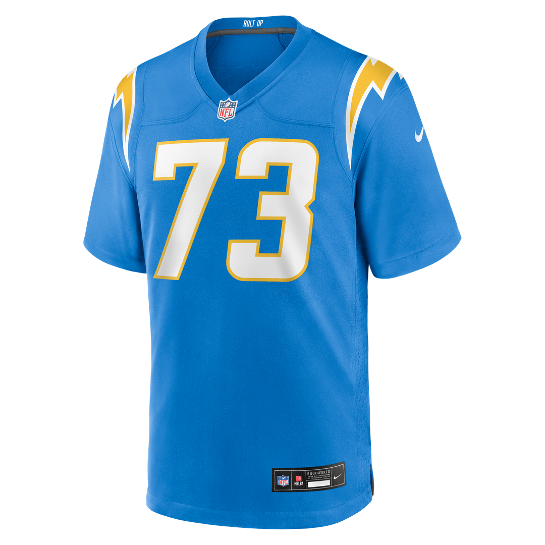 Men's Los Angeles Chargers Mekhi Becton Nike Powder Blue product image 2