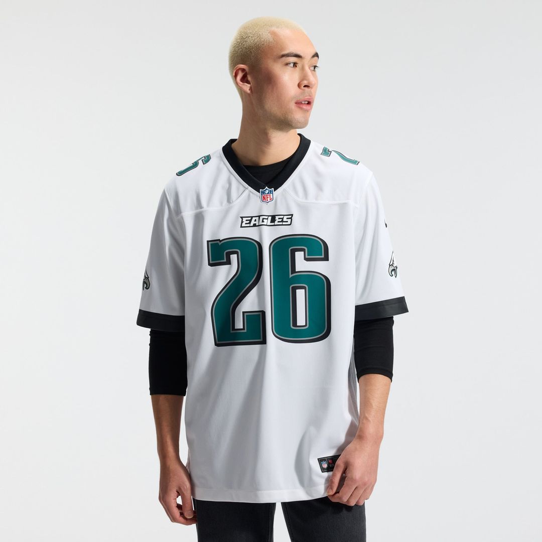 Men's Philadelphia Eagles Saquon Barkley Nike Black product image 14