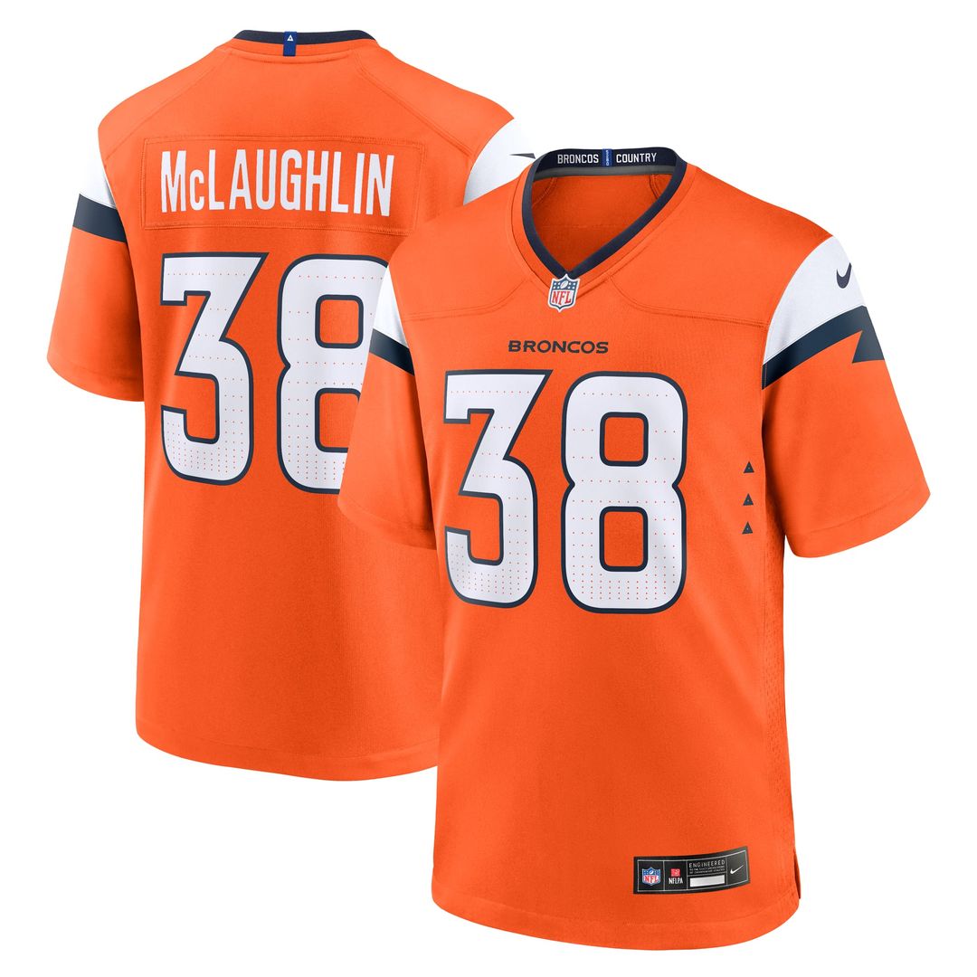 Men's Denver Broncos Jaleel McLaughlin Nike Orange Team product image 9
